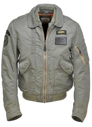 Бомбер Schott Vintage CWU 45 Flight Jacket (Khaki)