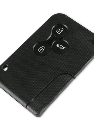 Корпус ключа, ключ карта, брелок Renault Рено на 3 кнопки.