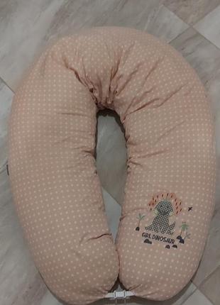 Классная подушка для кормления и беременных. размер 35 × 200 см.