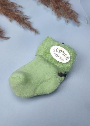 Дитячі махрові шкарпетки для новонароджених