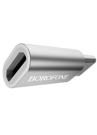 Переходник Borofone BV4 Micro-USB to USB-C Type-C OTG