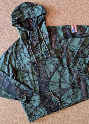 Куртка анорак supreme fw12 tree camo field pullover