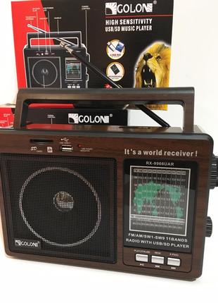 Радиоприемники-GOLON-RX 9966 /USB+SD (16шт/ящ)