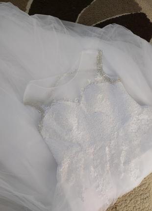 Новое свадебное платье 64-66 размер