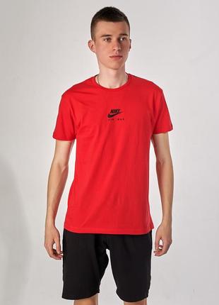 Футболка мужская nike, красный размеры s m l xl