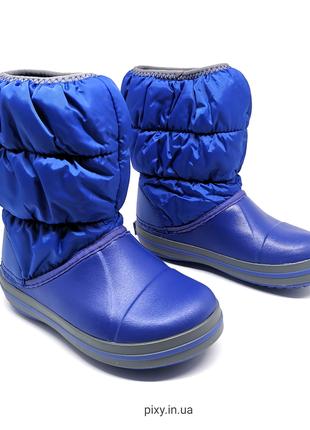 Зимові дитячі чоботи Крокс Crocs Winter Puff Boot Kids 14613