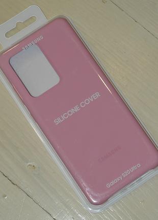 Чехол Samsung Silicone Cover для Samsung S20 Ultra G988 Pink 0149