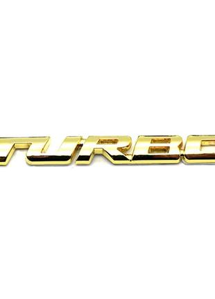 Авто значок Turbo наклейка Турбо на машину двери авто значки м...