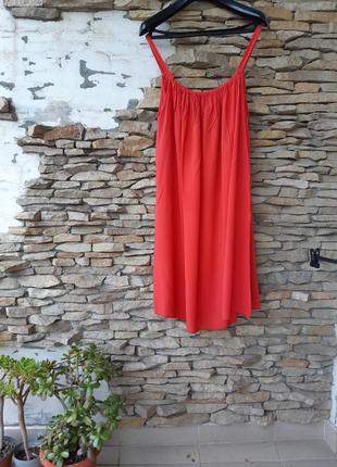 Легке котоново-віскозне сукня сарафан великого розміру