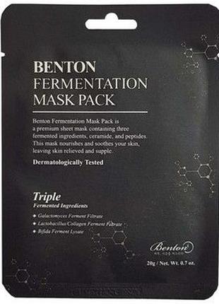Антивозрастная тканевая маска Benton Fermentation Mask Pack