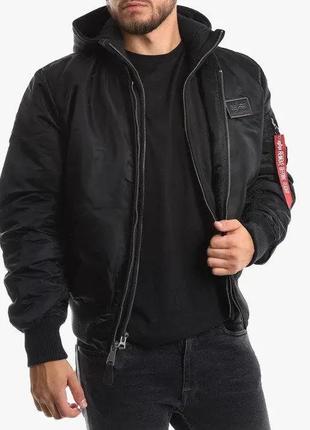 Куртка-бомбер Alpha Industries MA-1 D-TEC (Black/Black)