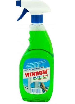 Засiб для миття скла та дзеркал 500мл тригер Зелений ТМ Window...