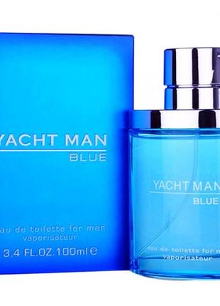 1, Мужские духи туалетная вода Yacht Man Blue Яхт Мен Блу 100 мл