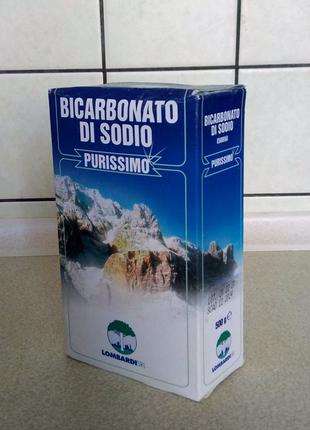 Органическая пищевая сода пр-во Италия, 500 гр