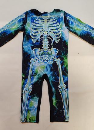 Скелет, карнавальний костюм на хеллоуїн