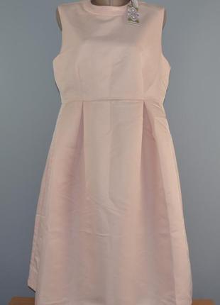 Шикарное, пудровое платье фирмы boohoo (uk18) с бирками