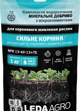 Добриво Сильне Коріння, NPK 13-40-13+ТЕ, 1кг, ТМ ЛєдаАгро