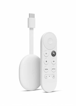 Сhromecast Google Chromecast 4K Google TV Snow (GA01919)