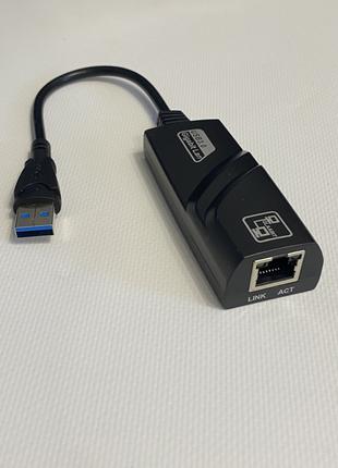 Гигабитный USB LAN RJ45 адаптер / проводной переходник USB 3.0...