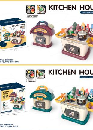 Кухня игрушечная с посудкой и продуктами 917