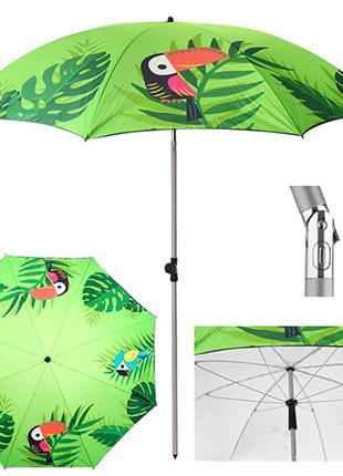 Зонт пляжный с наклоном "Попугай" d2м MH-3371-7