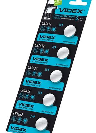 Батарейки СR1632 Videx