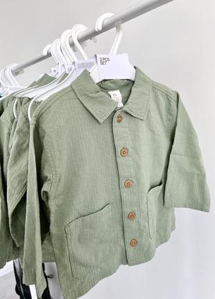 Комплект рубашка и шорты для малышей h&m