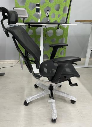 GTChair Vida X (управление на подлокотниках, хром-паук) - крес...