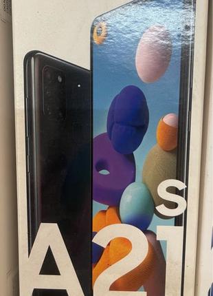 Коробка Samsung Galaxy A21s, a217 оригинал б/у