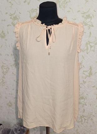 Блуза топ uk18 персиковый цвет