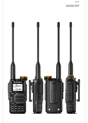 Quansheng UV-K5 18-1300 MHz AM FM радио usb type-C 5W LPD PMR 27