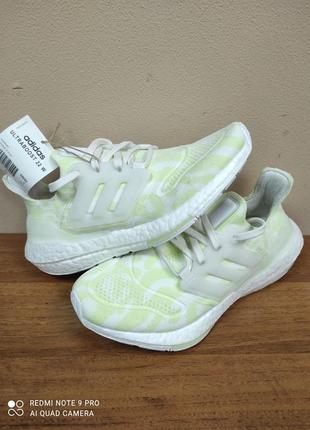 Оригинальный 100% кроссовки adidas ultraboost 22 shoes green g...