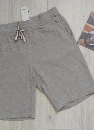 Мужские льняные шорты с карманами livergy р. m, xl, xxl