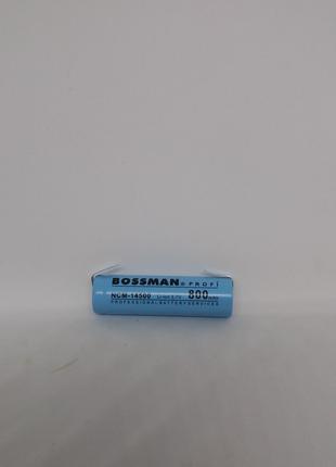 Аккумулятор Bossman Profi 14500 800mA ICR14500 с контактными л...