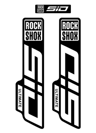 RockShox SID ultimate вінілові наклейки оригінальної якості