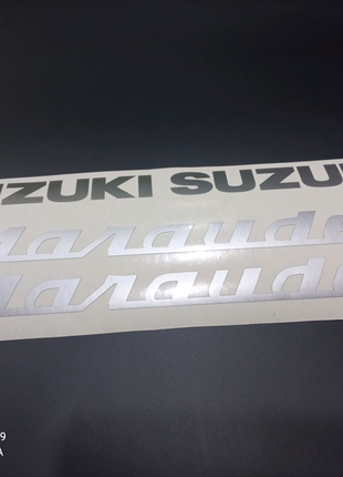 Suzuki Marauder вінілові наклейки на бак мотоцикла