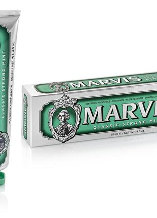 Паста зубная насыщенная мята Marvis classic strong mint, 85 мл