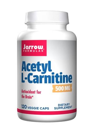 Ацетил L-Карнитин, Acetyl L-Carnitine, Jarrow Formulas, 500 мг...