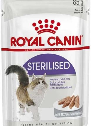 Royal Canin Sterilised Loaf (Роял Канін Стелайзд паштет) волог...