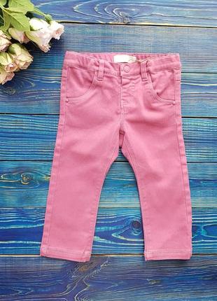 Стильные джинсовые штаны для девочки на 9-12 месяцев name it