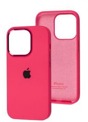 Чохол для IPhone New Silicone Case Shiny Pink