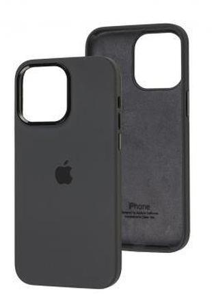 Чохол для IPhone New Silicone Case Dark Gray