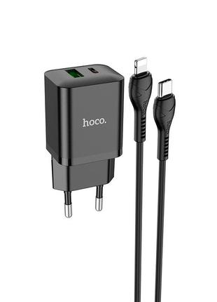 Адаптер сетевой HOCO Type-C to Lightning Cable Founder charger...