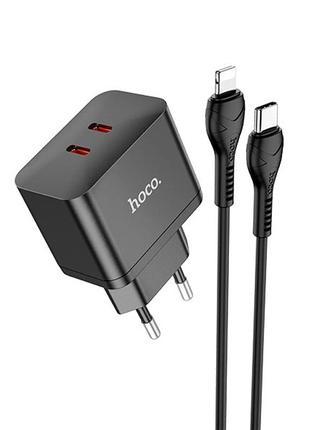 Адаптер сетевой HOCO Type-C to Lightning Cable Triumph charger...