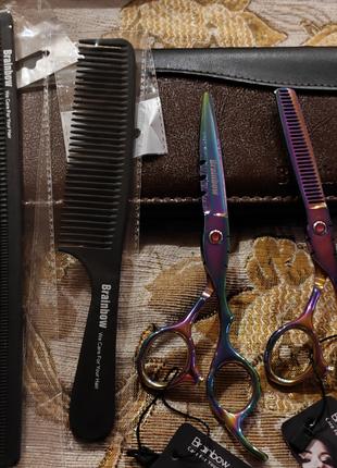 6 "дюймов комплект парикмахерских ножниц для стрижки Brainbow