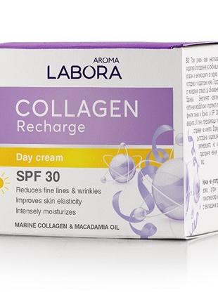 Дневной крем для лица SPF 30 Aroma Labora Collagen Recharge Da...