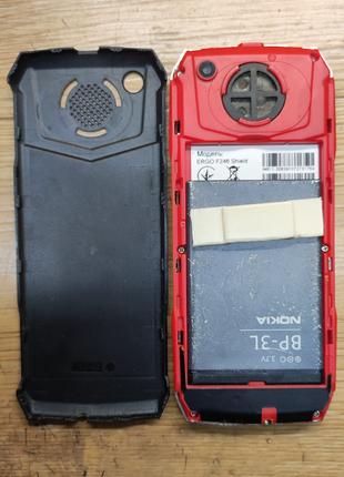 Кнопковий мобільний телефон ERGO F246 Shield Dual Sim