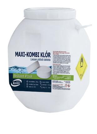 Таблетки для басейну MAX "Комбі хлор 3 в 1" Kerex 80005, 50 кг...