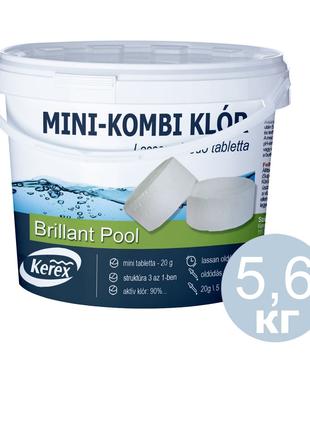 Таблетки для басейну MINI "Комбі хлор 3 в 1" Kerex 80506, 5,6 ...