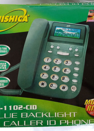 Телефон стаціонарний новий кнопочноый Nishica NS 1102, РКІ